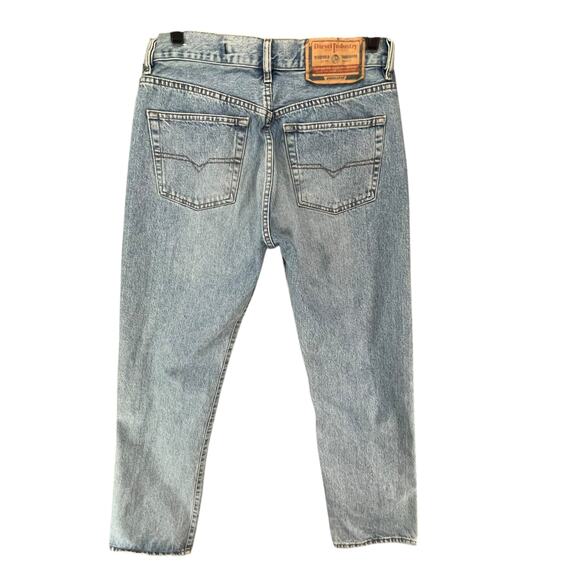 Diesel Y2K Keetar Jeans Mens 32 Blue Denim Button Fly Straight Italy Streetwear - Picture 3 of 16